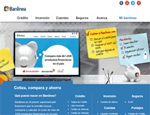 Tablet Screenshot of banlinea.com